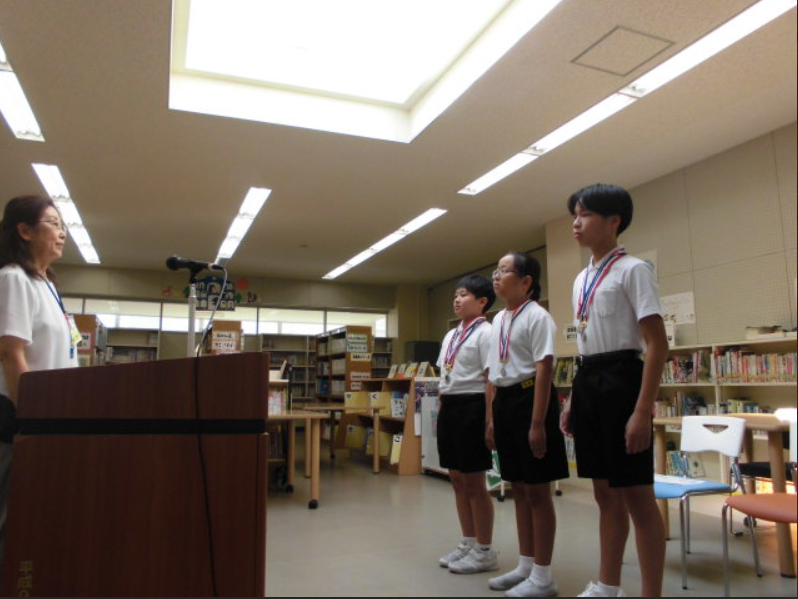 津幡町ちびっ子相撲大会の表彰も行いました