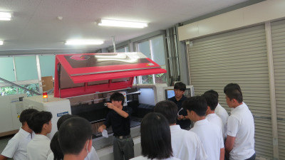 機械科レーザー加工