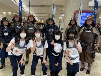 種発前に「頑張りましょう！」パチリ