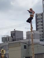 「加賀とび」の技！