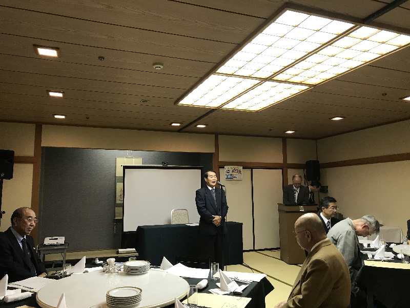 山口 前支部長による挨拶