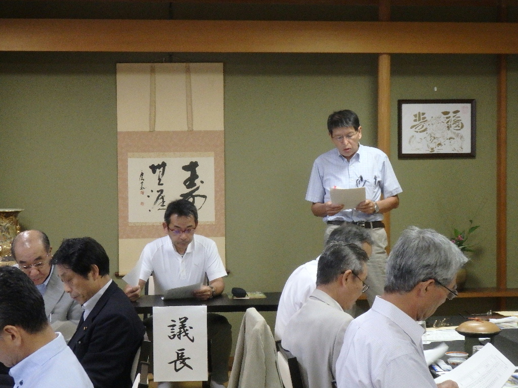 拡大役員会の様子