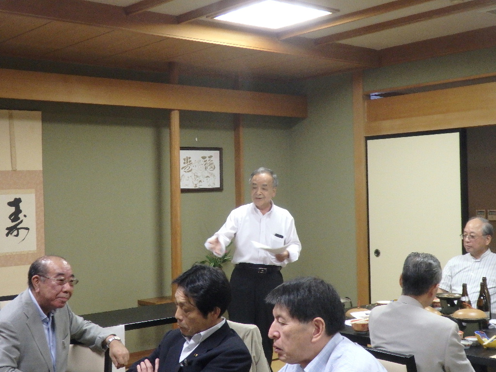 上田副会長からの話