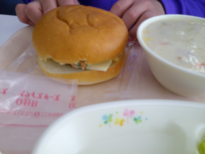 ハンバーガー作り (2)