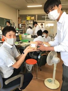 6月15日　グリセリンソープをプレゼント①