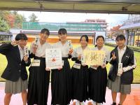 女子団体第３位