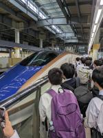 北陸新幹線に乗っていざ京都へ！