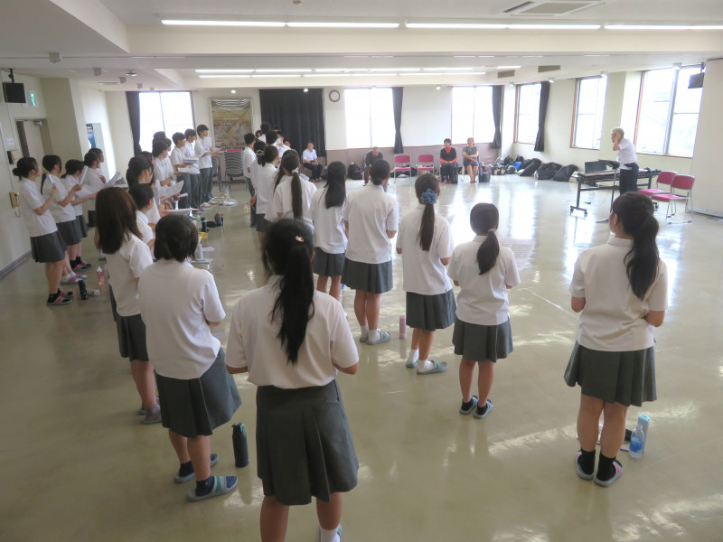 向井先生レッスンの様子