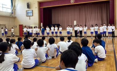 0518連合運動会激励会①