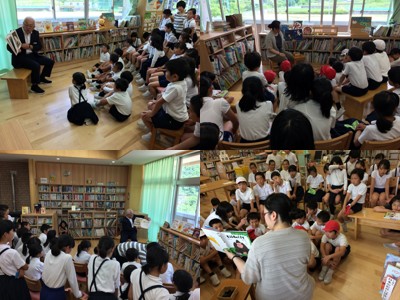 お昼休みの読み聞かせ