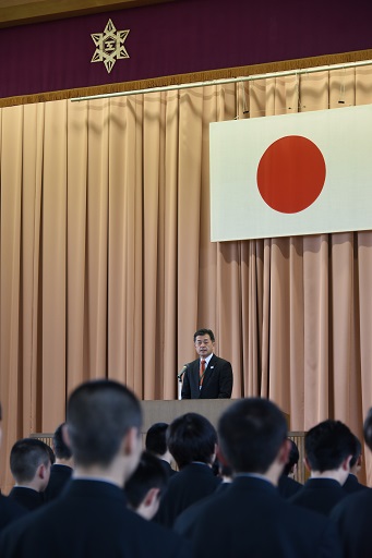 校長先生による訓話