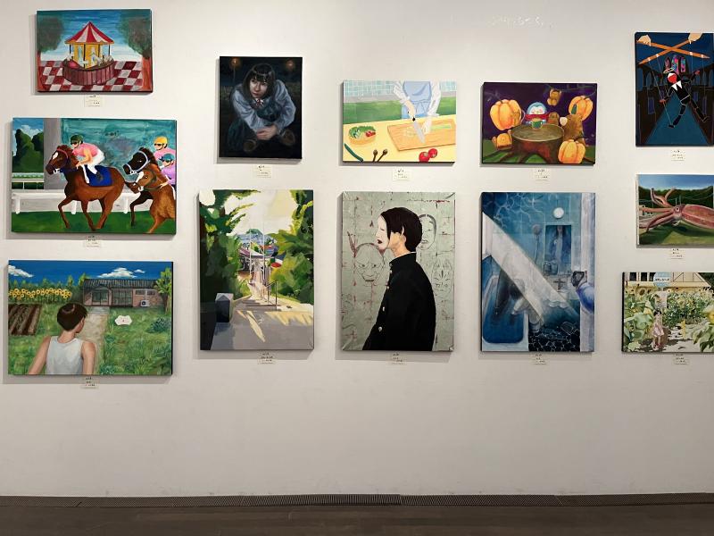 展示した平面作品です。