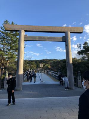 Ｂ隊１日目伊勢神宮（内宮）