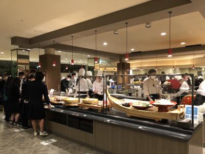 Ｂ隊２日目夕食バイキング