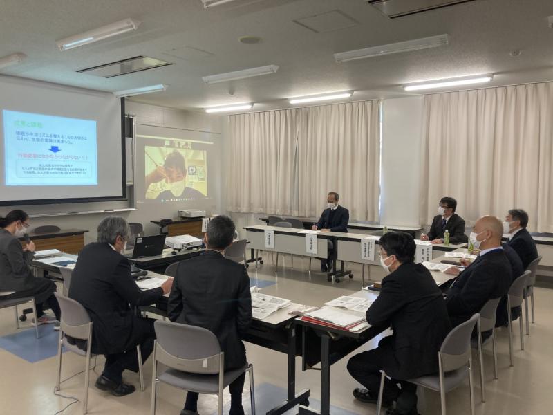 ZOOＭ・対面でのハイブリッド開催の様子