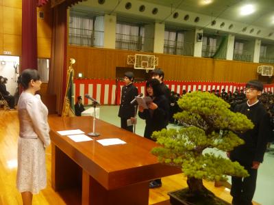 生徒清規の朗読