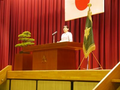 校長先生のお話