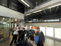 北陸新幹線にて