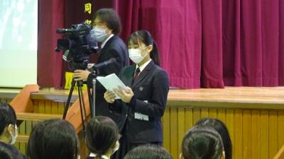 送辞（生徒代表）