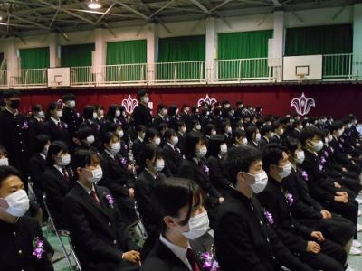 卒業式の様子