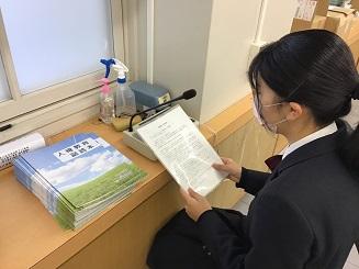 生徒会長による放送