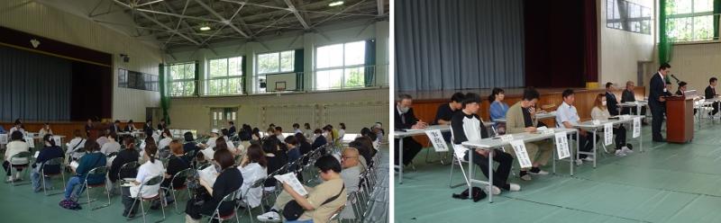 ＰＴＡ総会・教育振興会総会の様子