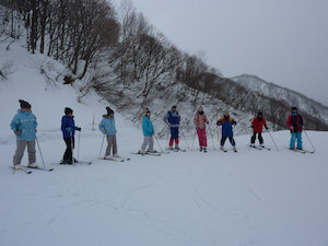 スキー活動１日目