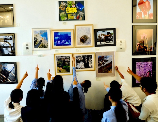 美術展の様子