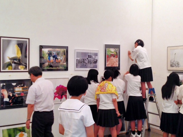 写真部準備風景