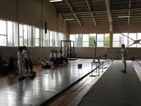 フェンシング部見学