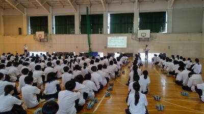１年生学年集会