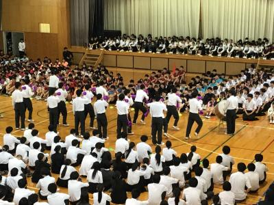 野球部によるエール