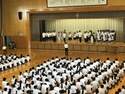 校長先生からの激励