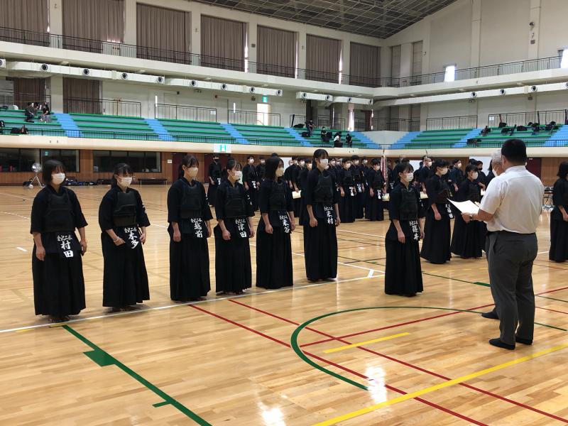 表彰式（女子団体）