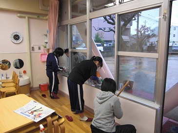 近隣施設清掃①