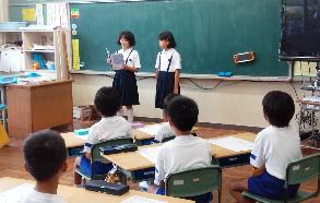 図書委員説明中