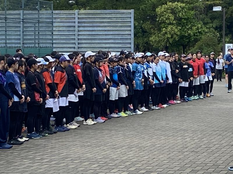 開会式に挑む選手たち