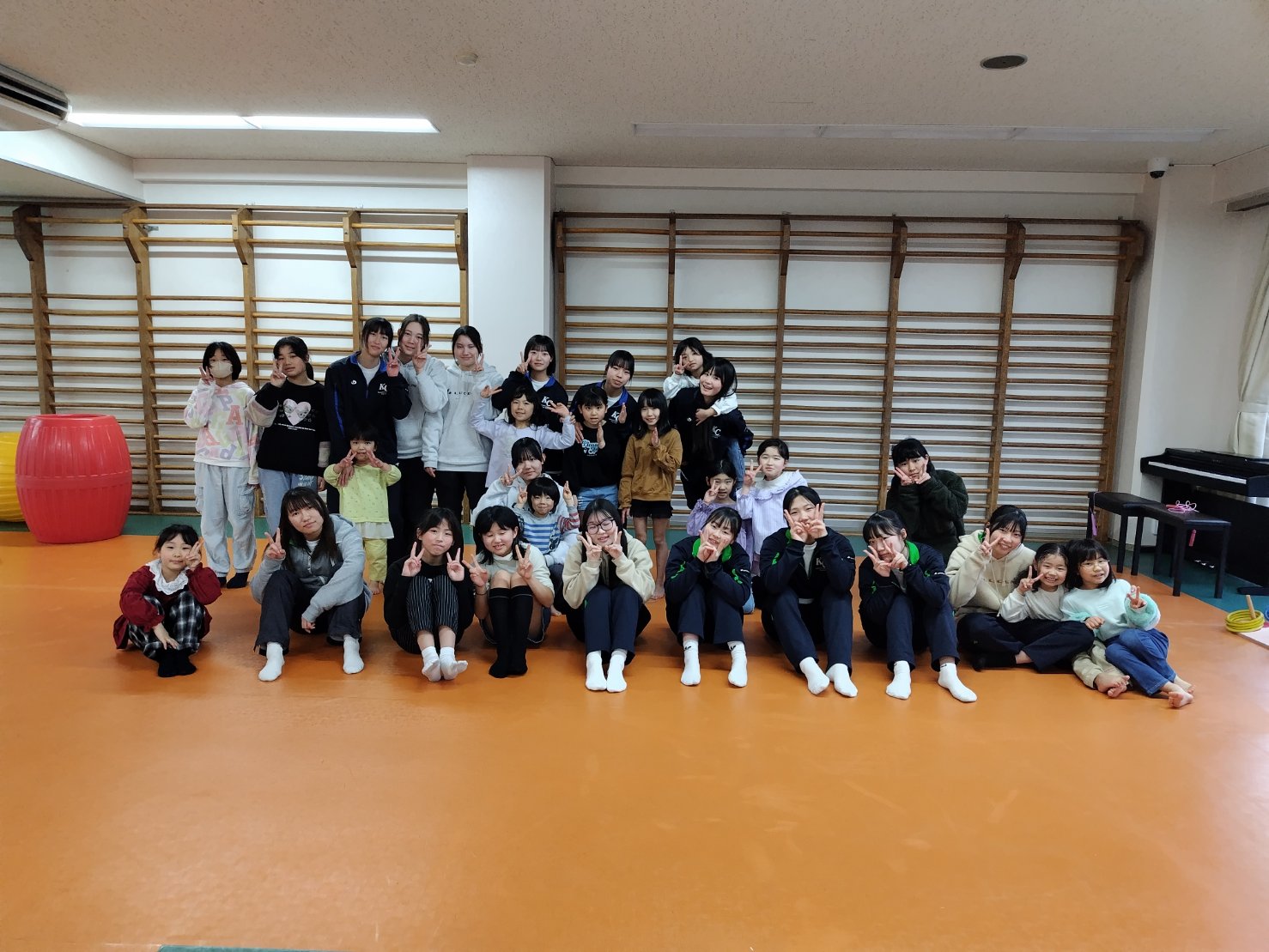 小立野児童館さんに来館した児童たちとの集合写真