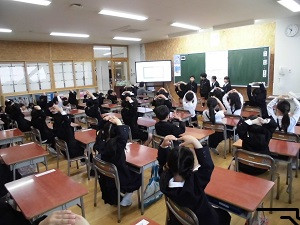 1年生を迎える会①