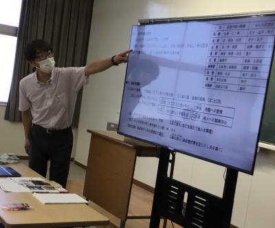 山下校長先生の授業