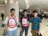 卒業した先輩に遭遇！