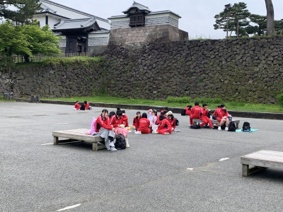 0430【遠足5】金沢城公園にて昼食