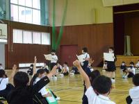 学校のきまりの紹介とクイズ