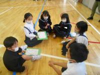 グループで振り返り「楽しかったです」