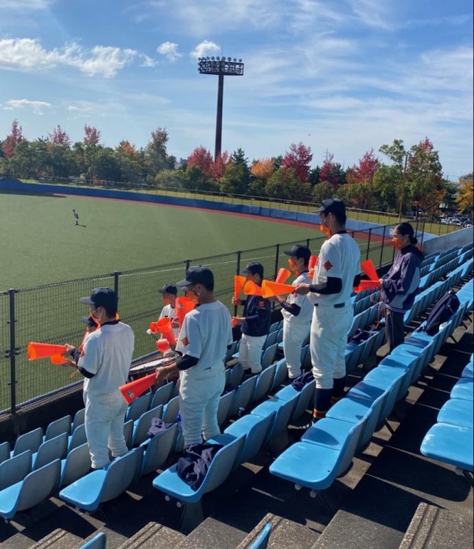 ２年生も応援してくれました