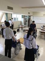 福祉コースの学習体験の様子