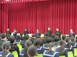 生徒集会①