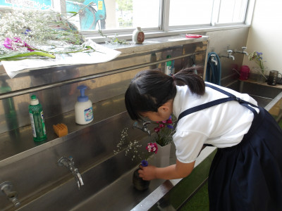 水口さんお花２