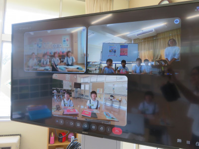 オンライン交流学習３年