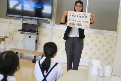 全校集会9月の生活目標